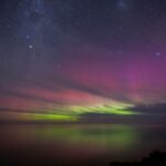 Déli fény Új-Zéland felett